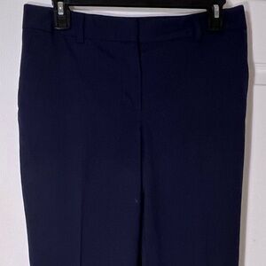 Ann Taylor Navy Blue Signature Office Trouser Pants. Size 2
